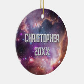 Galactisch Paars voor de buitenruimte Keramisch Ornament (Rechts)