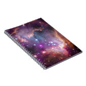 Galactisch Paars voor de buitenruimte Notitieboek (Rechterzijde)