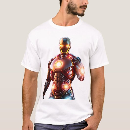Galactisch Pantser Oplaaien T-shirt (Voorkant)