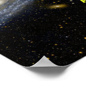 Galactisch perspectief. Je bent hier in het univer Poster (Hoek)