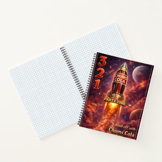 Galactisch raster Arcadia vrienden cola spiraal no Notitieboek (Binnen)