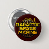 Galactisch Ruimtemarine Insigne Ronde Button 5,7 Cm (Voorkant /achterkant)
