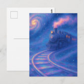 Galactisch spoor - Fantasie kunst in pastelstijl Briefkaart (Voorkant / Achterkant)