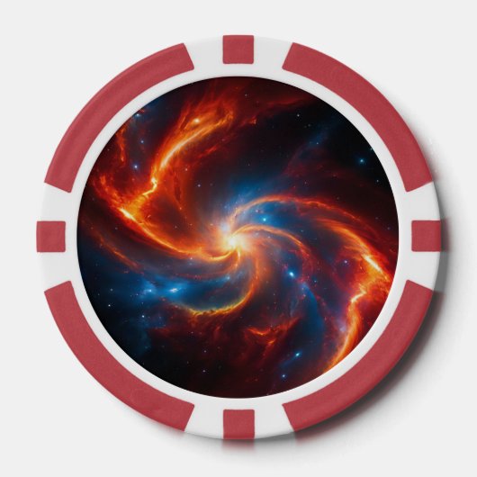 Galactisch vuur poker chips (Voorkant)