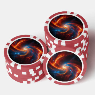 Galactisch vuur poker chips