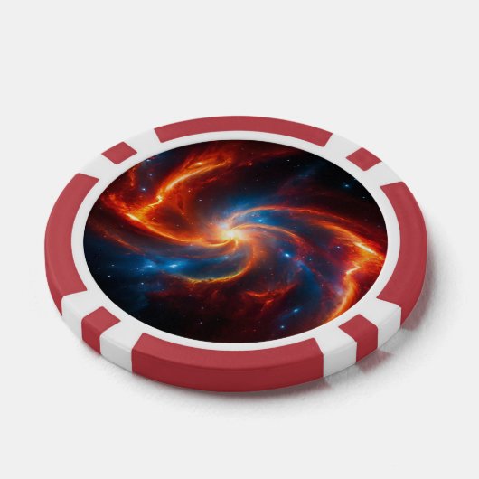 Galactisch vuur poker chips (Enkel)