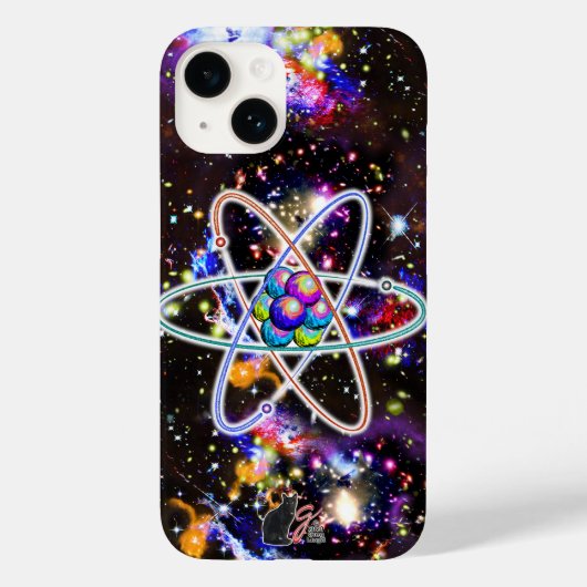 galactische atoomgalactische Case-Mate iPhone case (Achterkant)