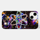 galactische atoomgalactische Case-Mate iPhone case (Achterkant (horizontaal))