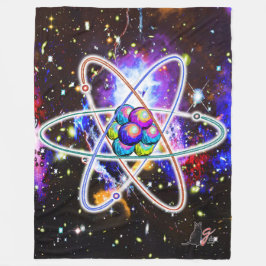 galactische atoomgalactische fleece deken