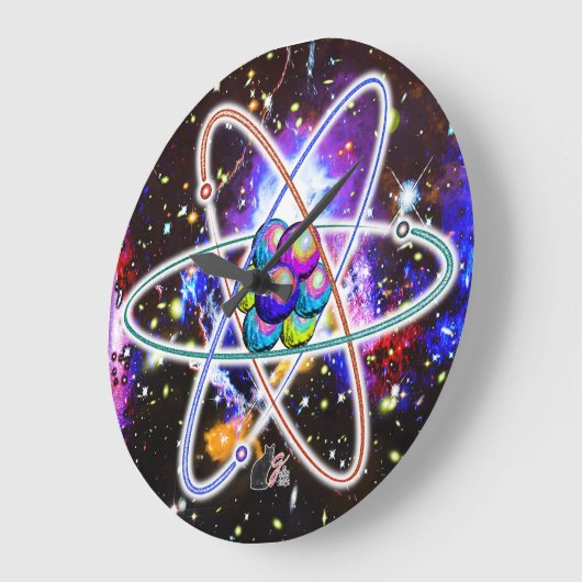 galactische atoomgalactische grote klok (Hoek)