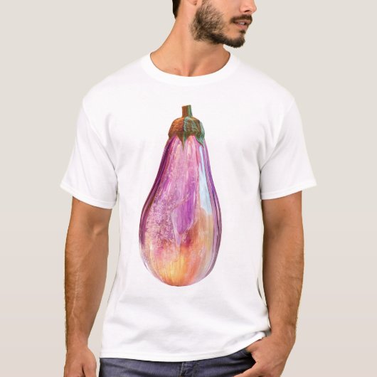 Galactische Aubergine - Galactic Eggplant T-shirt (Voorkant)