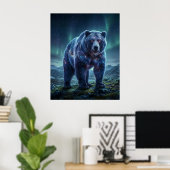 Galactische Beer Ster Wildernis Poster (Thuiskantoor)