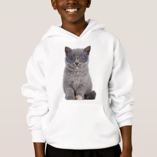 Galactische blik Het Stellar Kat in Zonnebril