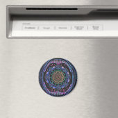 Galactische Bloom Mandala Magneet (Insitu (Vaatwasser))