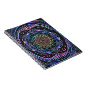 Galactische Bloom Mandala Notitieboek (Rechterzijde)