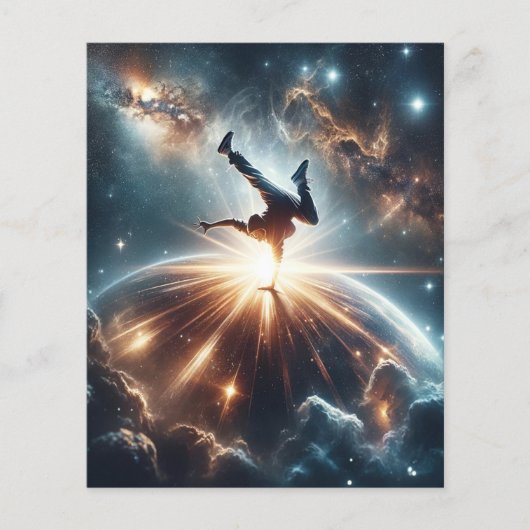 Galactische breakdance explosie in de ruimte (Voorkant)