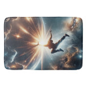 Galactische breakdance explosie in de ruimte badmat (Voorkant)