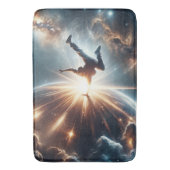 Galactische breakdance explosie in de ruimte badmat (Voorkant Verticaal)