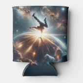 Galactische breakdance explosie in de ruimte blikjeskoeler (Voorkant)