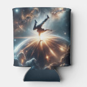 Galactische breakdance explosie in de ruimte blikjeskoeler (Achterkant)