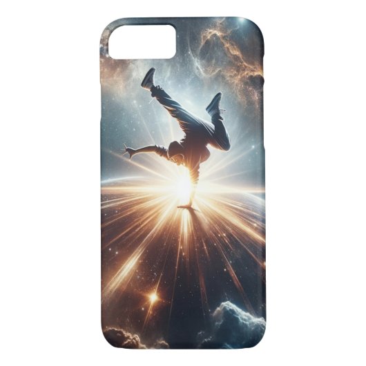 Galactische breakdance explosie in de ruimte Case-Mate iPhone case (Achterkant)