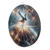 Galactische breakdance explosie in de ruimte dartbord (Voorkant Rechts)