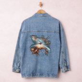 Galactische breakdance explosie in de ruimte denim jacket (Hangar)