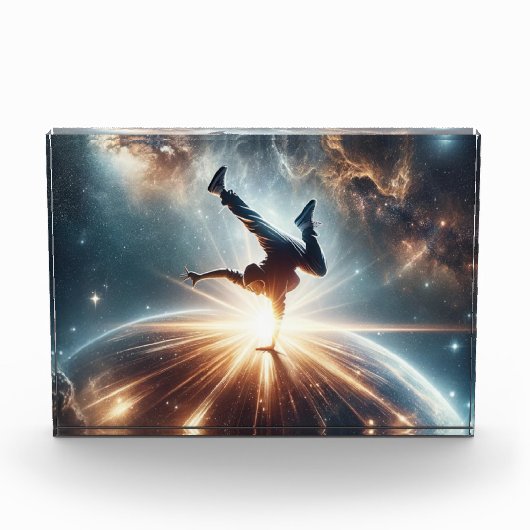 Galactische breakdance explosie in de ruimte fotoblokken (Voorkant)