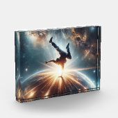 Galactische breakdance explosie in de ruimte fotoblokken (Links)