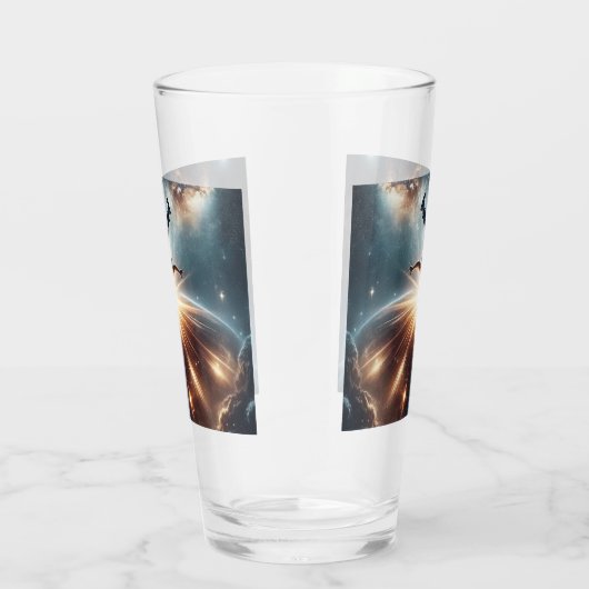 Galactische breakdance explosie in de ruimte glas (Rechts)