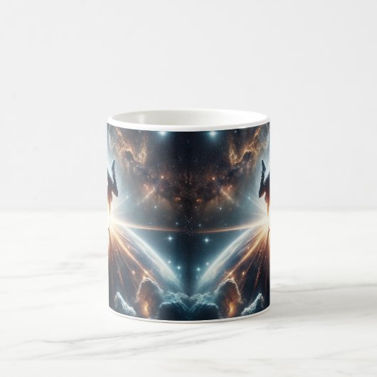 Galactische breakdance explosie in de ruimte koffiemok (Center)