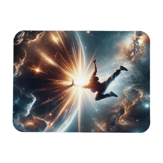 Galactische breakdance explosie in de ruimte magneet (Horizontaal)