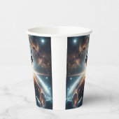 Galactische breakdance explosie in de ruimte papieren bekers (Links)