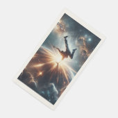 Galactische breakdance explosie in de ruimte servet (Hoek)