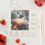 Galactische breakdance explosie in de ruimte servet (Insitu)