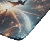 Galactische breakdance explosie in de ruimte snijplank (Hoek)