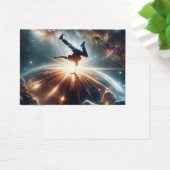 Galactische breakdance explosie in de ruimte visitekaartje (Bureau)