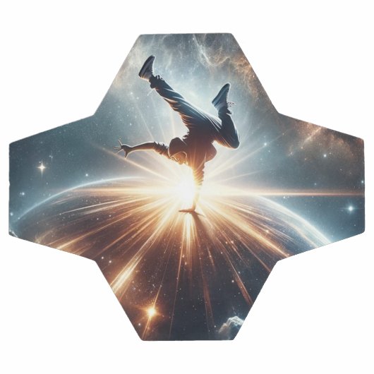 Galactische breakdance explosie in de ruimte voetbal (Enkel)