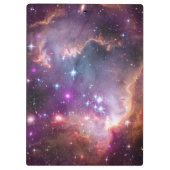 Galactische buitenruimte Paarse nevels Klembord (Achterkant)