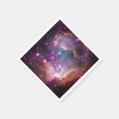 Galactische buitenruimte Paarse nevels Servetten (Hoek)