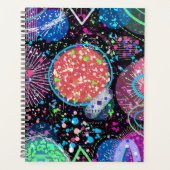 Galactische Buurt: Abstracte Kunst  Planner (Voorkant)