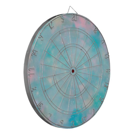 Galactische Comfort Nebula Dartboard Dartbord (Voorkant Links)