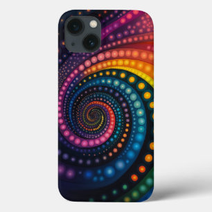 Galactische Cosmic Rainbow Swirl Stippen Galaxy Case-Mate iPhone Case