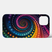 Galactische Cosmic Rainbow Swirl Stippen Galaxy Case-Mate iPhone Case (Achterkant (horizontaal))
