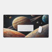 Galactische Desk Mat Space-Themd Muismat met (Keyboard & Muis)