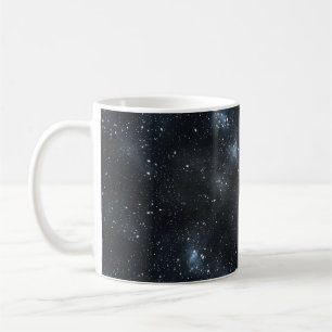 Galactische donkere materie: ruimtemysterie. koffiemok