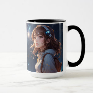 Galactische dromen: een heldere hemel reis mok