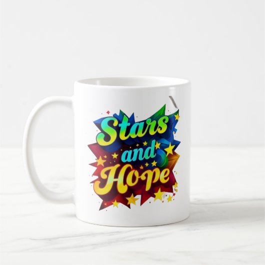 "Galactische dromen" Koffiemok (Links)