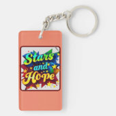 "Galactische dromen" Sleutelhanger (achterkant)