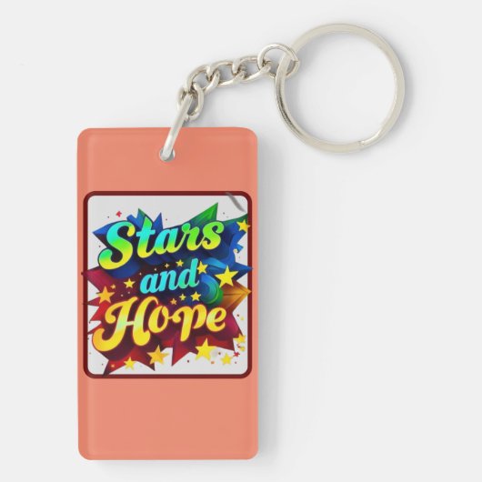 "Galactische dromen" Sleutelhanger (achterkant)